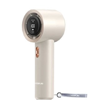 Yesplus Ys-T11 Επαναφορτιζόμενος Ανεμιστήρας Χειρός Υψηλής Ταχύτητας Turbo 3600Mah - Λευκό