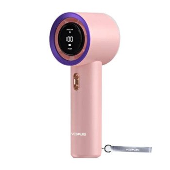 Yesplus Ys-T11 Επαναφορτιζόμενος Ανεμιστήρας Χειρός Υψηλής Ταχύτητας Turbo 3600Mah - Ροζ