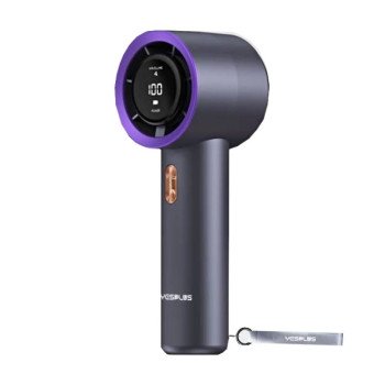 Yesplus Ys-T11 Επαναφορτιζόμενος Ανεμιστήρας Χειρός Υψηλής Ταχύτητας Turbo 3600Mah - Μωβ