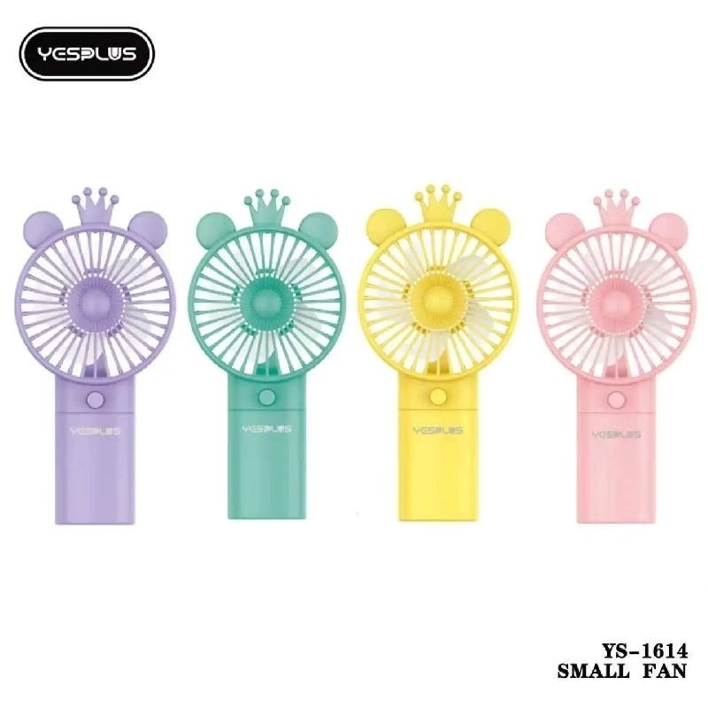 Yesplus Ys-1614 Επαναφορτιζόμενος Mini Ανεμιστήρας Χειρός - Κίτρινο