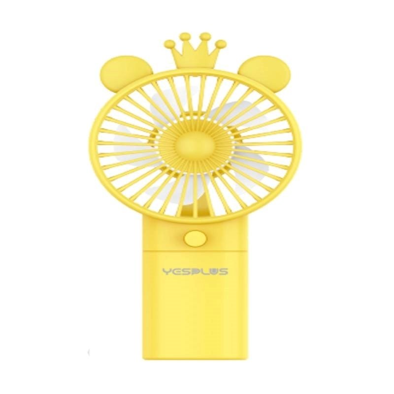 Yesplus Ys-1614 Επαναφορτιζόμενος Mini Ανεμιστήρας Χειρός - Κίτρινο