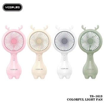 Yesplus Ys-1613 Επαναφορτιζόμενος Mini Ανεμιστήρας Χειρός - Ροζ