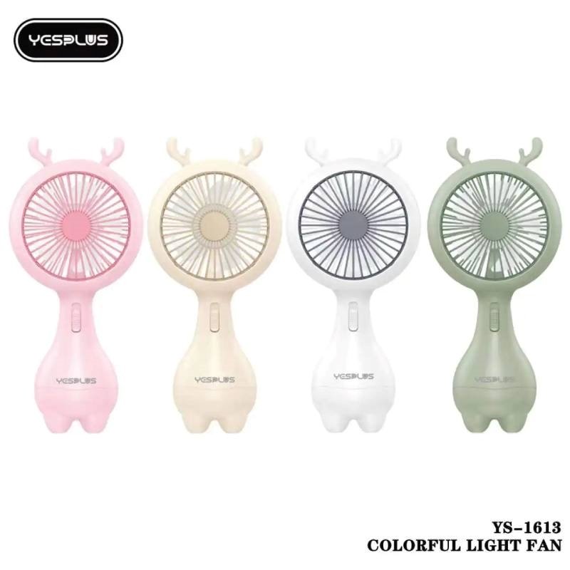 Yesplus Ys-1613 Επαναφορτιζόμενος Mini Ανεμιστήρας Χειρός - Ροζ