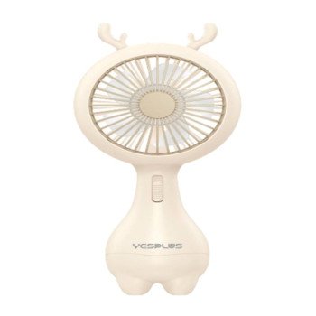 Yesplus Ys-1613 Επαναφορτιζόμενος Mini Ανεμιστήρας Χειρός - Μπεζ