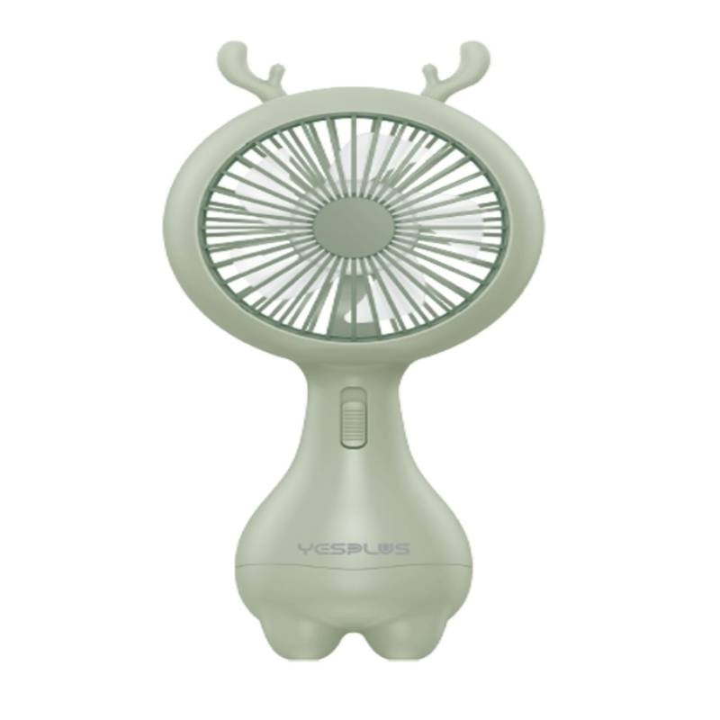Yesplus Ys-1613 Επαναφορτιζόμενος Mini Ανεμιστήρας Χειρός - Πράσινο