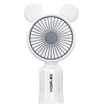 Yesplus Ys-1609 Επαναφορτιζόμενος Mini Ανεμιστήρας Χειρός - Λευκό