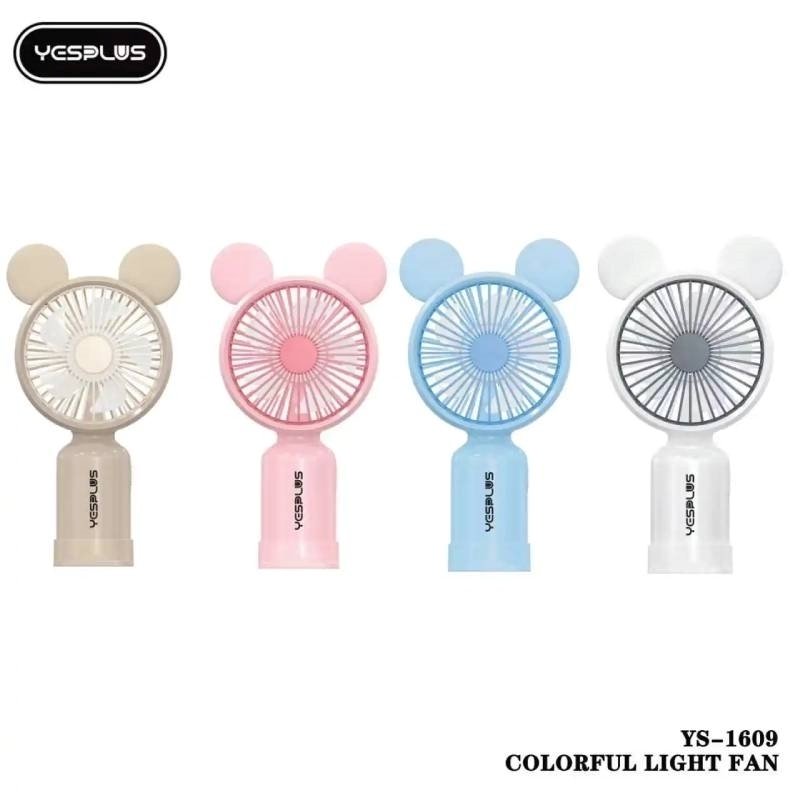 Yesplus Ys-1609 Επαναφορτιζόμενος Mini Ανεμιστήρας Χειρός - Χρυσό