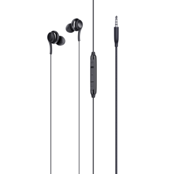 TUQIN QI33 Handsfree Ακουστικά με Βύσμα 3.5mm Jack Με το κουμπί απάντησης κλήσης - Μάυρο