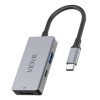 Vidvie 3IN1 USB-C Docking Station με HDMI 4K PD 100W Ασημί (HUB04)