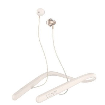Vidvie BT881 Ασύρματα Ακουστικά με Αντοχή στον Ιδρώτα Χρόνος ομιλίας έως 18 ώρες - Μπεζ
