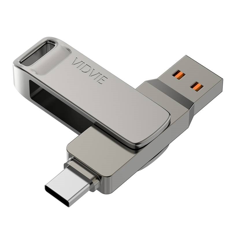 Vidvie 64GB Data Traveler USB 2in1 Flash Disk με σύνδεση USB-A & USB-C (USB2604)