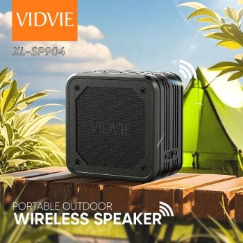 Vidvie 10W Αδιάβροχο Ηχείο Bluetooth με Διάρκεια Μπαταρίας έως 23 ώρες (XL-SP904) - Μαύρο