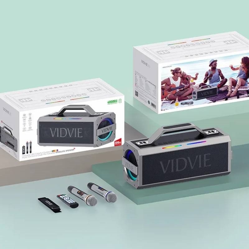 Vidvie 300W Αδιάβροχο Ηχείο Bluetooth με Διάρκεια Μπαταρίας έως 10 ώρες (XL-SP916) - Μαύρο