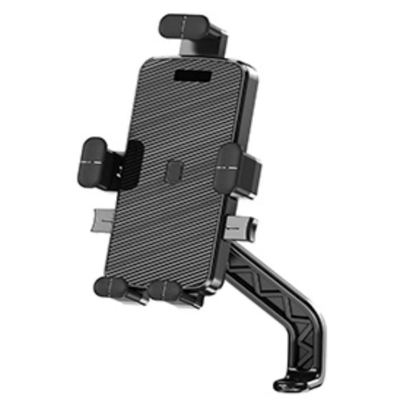 Nine C019 Βάση Κινητού Μοτοσυκλέτας για τον Καθρέπτη - Μαύρο