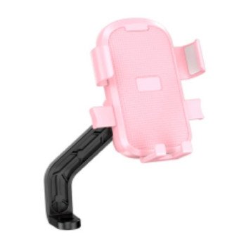 Nine YC-M2 Βάση Κινητού Μοτοσυκλέτας για τον Καθρέπτη - Ροζ