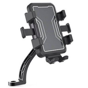 Nine MT2301B Βάση Κινητού Μοτοσυκλέτας για τον Καθρέπτη - Μαύρο