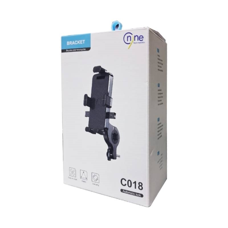 Nine C018 Βάση Κινητού Μοτοσυκλέτας Και Ποδηλάτου για το Τιμόνι - Μαύρο