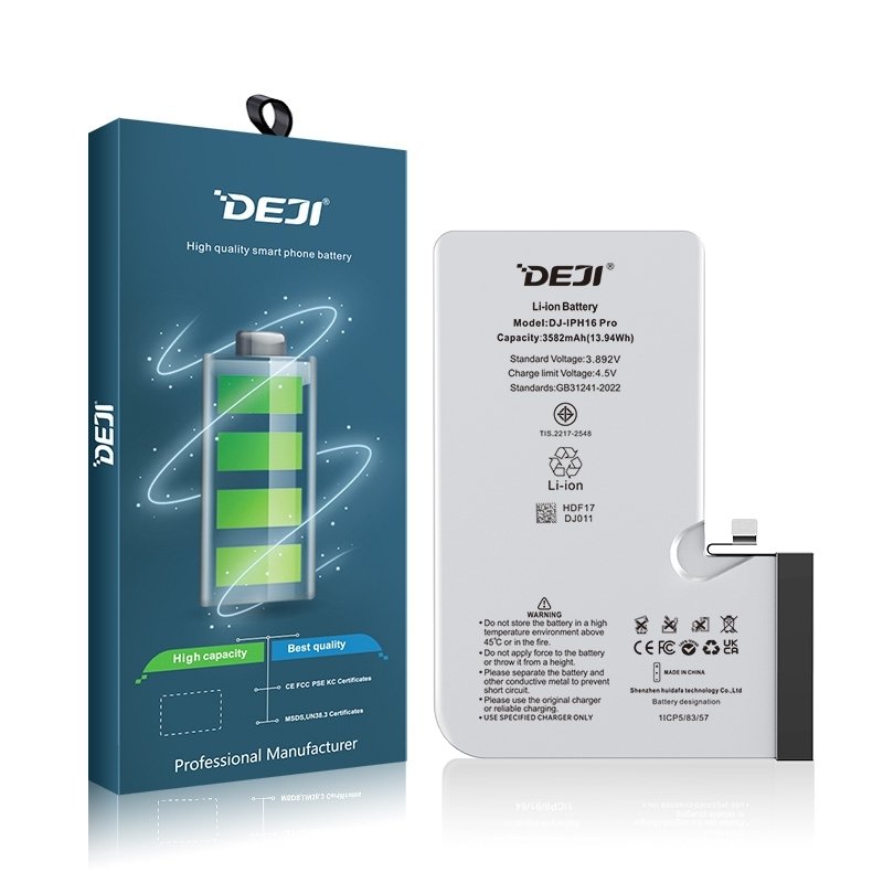 Deji Oem Συμβατή Μπαταρία Αντικατάστασης Για Iphone 16 Pro - 3582mAh