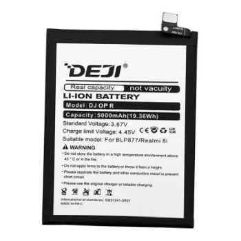 Deji Blp877 Oem Συμβατή Μπαταρία Αντικατάστασης Για Realme 8I (Rmx3151),Realme C33 (Rmx3624) - 5000mAh