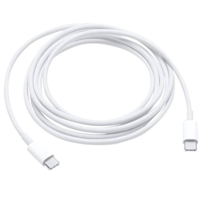  Oem Καλώδιο Φόρτισης Usb-C Σε Usb-C Για Φορτιστή Macbook Pro/Macboobk Air - Λευκός