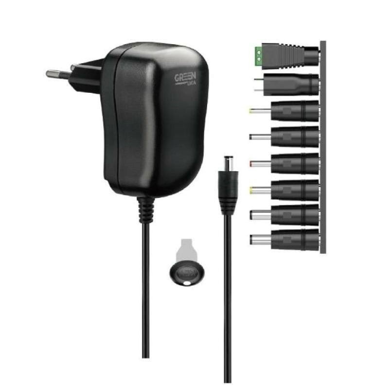 Green-Lyca G1264 8Pin Ρυθμιζόμενος προσαρμογέας τροφοδοσίας πολλαπλών λειτουργιών 30W (3-12V)