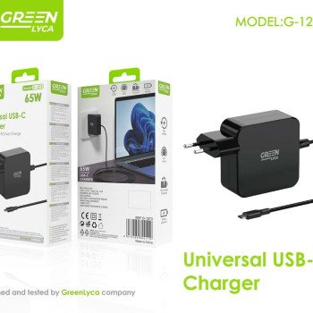 Green-Lyca G1273 USB-C PD 65W φορτιστής Τροφοδοτικό για Laptop-Notebook