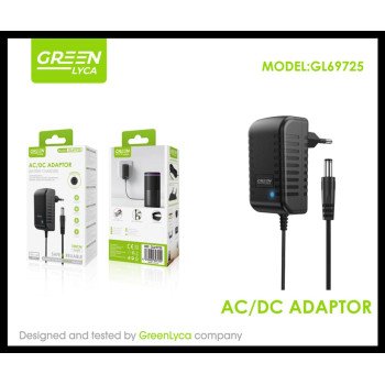Green-Lyca GL69725 12V/2A Φορτιστής για ηλεκτρικό Ξυριστική μηχανή, ηλεκτρική σκούπα ρομπότ