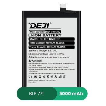 Συμβατή Μπαταρία Deji BLP771 Αντικατάστασης για Realme C3 C25Y/6I/NARZO - 5000mAh