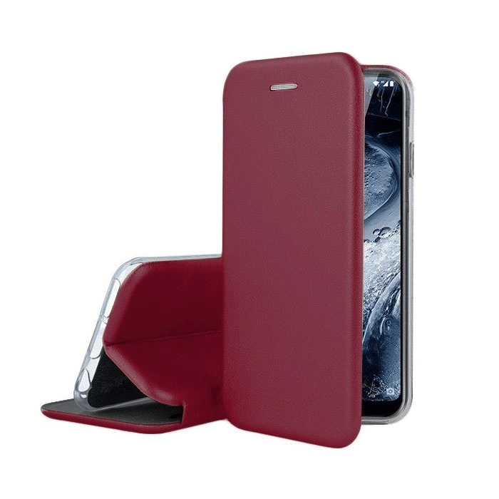 OEM Θήκη Βιβλίο Smart Magnet Elegance Book για Xiaomi REDMI 10C - Χρώμα: Μπορντό